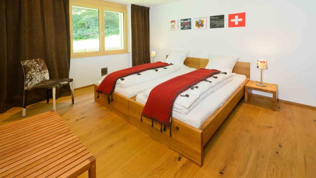 Second bedroom with two single beds
