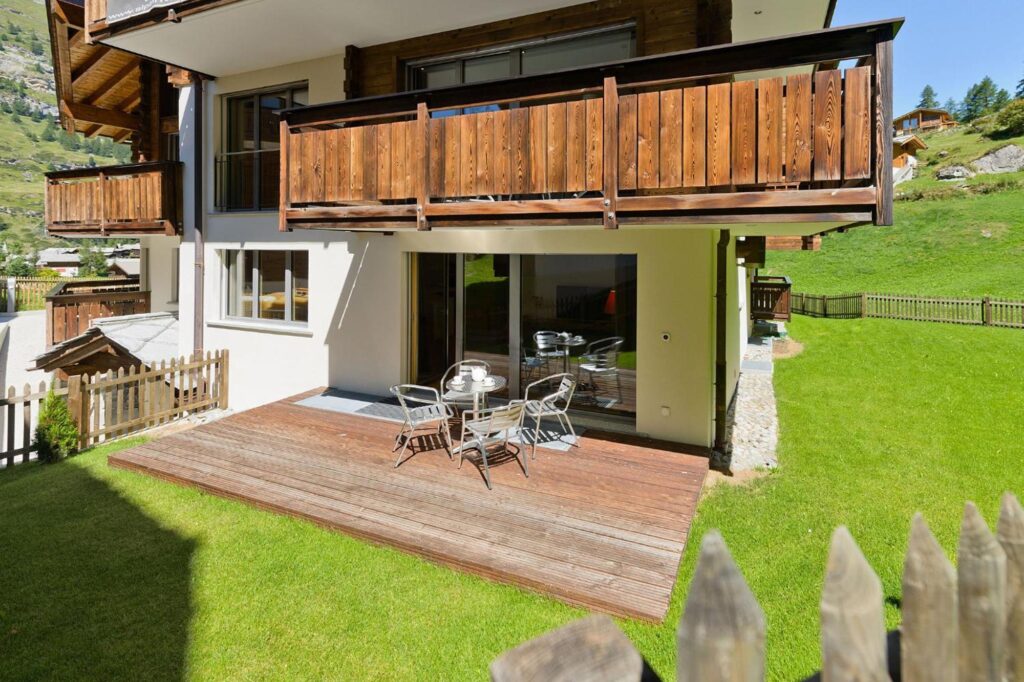 Terrace with direct garden access